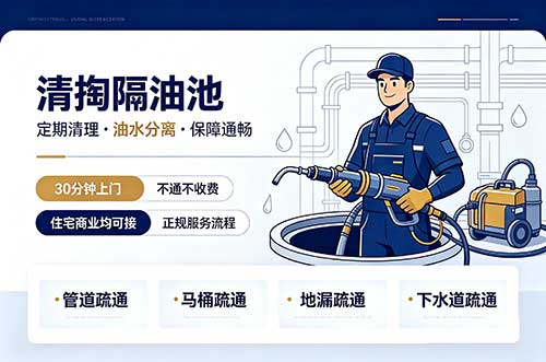 任丘清掏隔油池